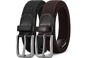 DOOPAI Elastic Braided Belt for Men - Style and Comfort Combined