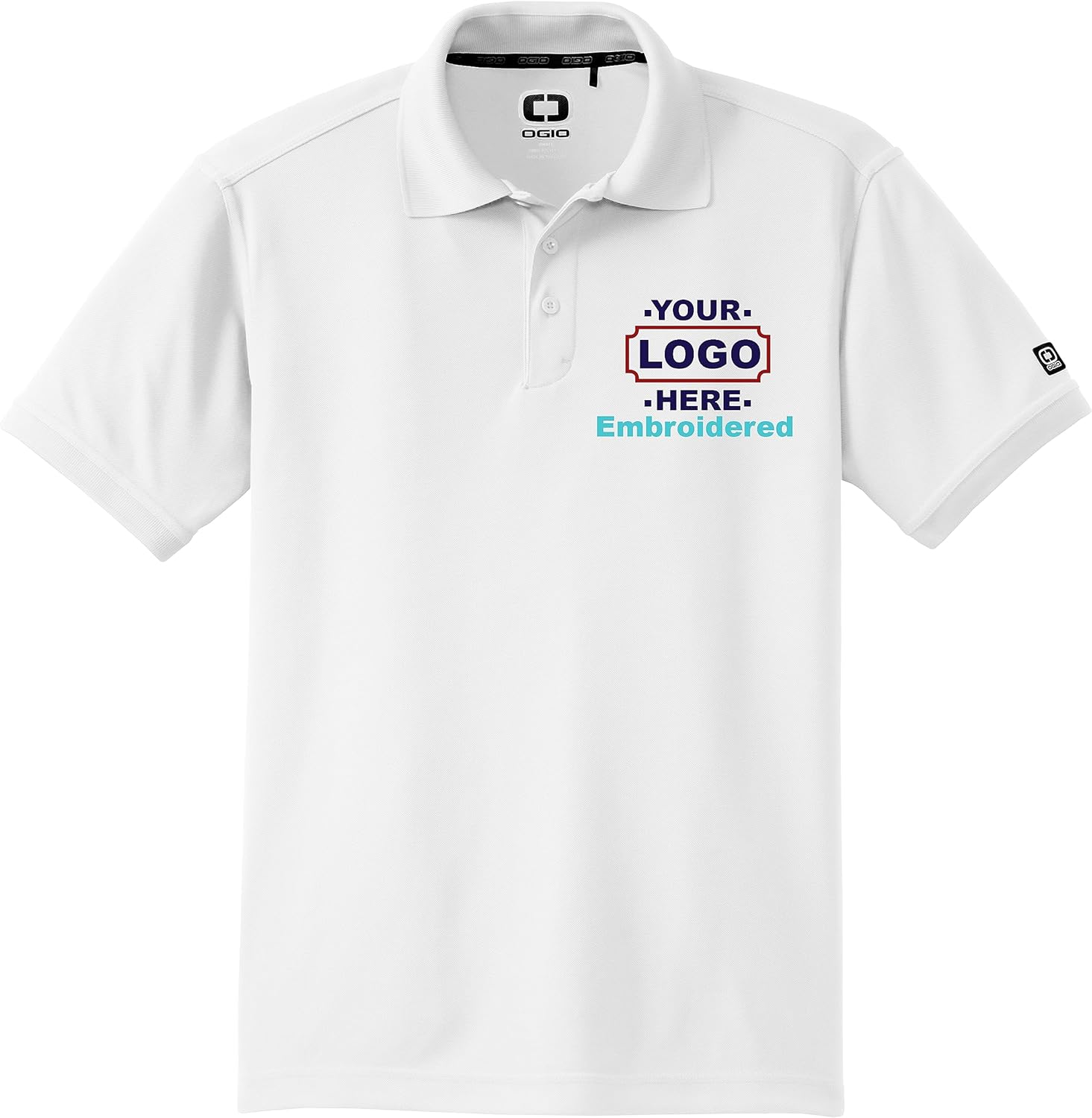 Custom Polo Shirts for Men Personalized Design Your Own Text Logo Name Embroidered Print Fit Golf Shirt Multicolor