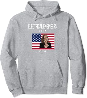 ELECTRICAL ENGINEERS Kamala Harris For President Supporter Pullover Hoodie