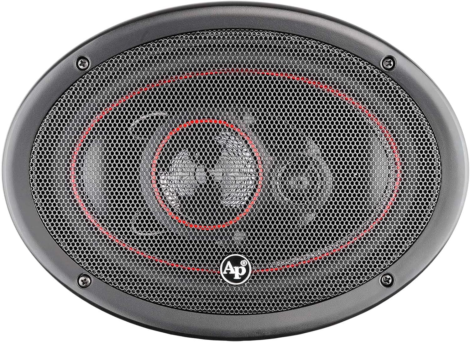 Audiopipe 6” x 9" Tri-Axial Car Speaker (CSL-6923R), 3-Way, 400 Watts, Injection Cone, Rubber Edge, 1” ASV Voice Coil, Mylar Midrange, Easy Installation, Long-Lasting, Black, 4 Ohms, Pair