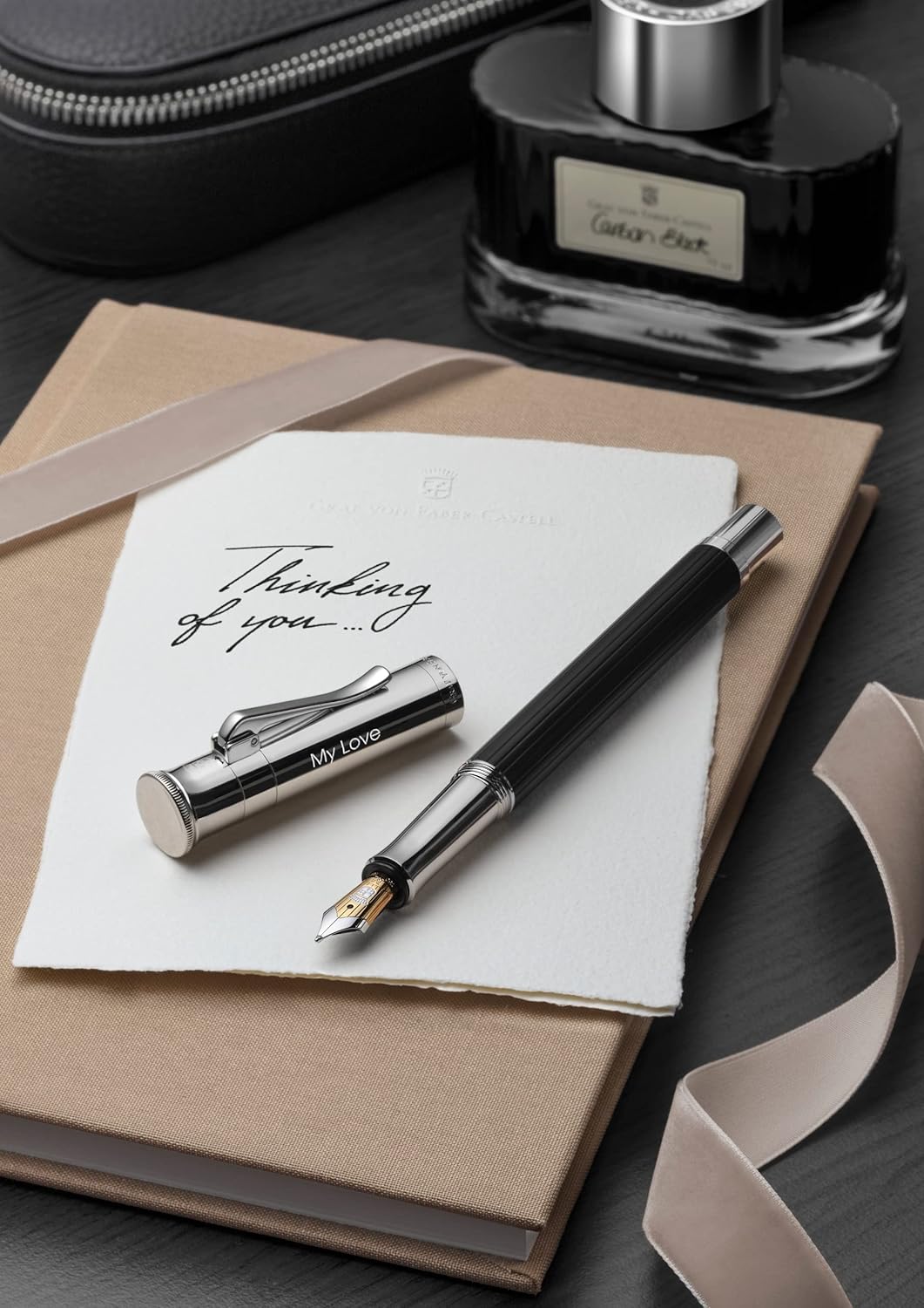 Graf von Faber-Castell Fountain Pen Classic Ebony - Extra Fine
