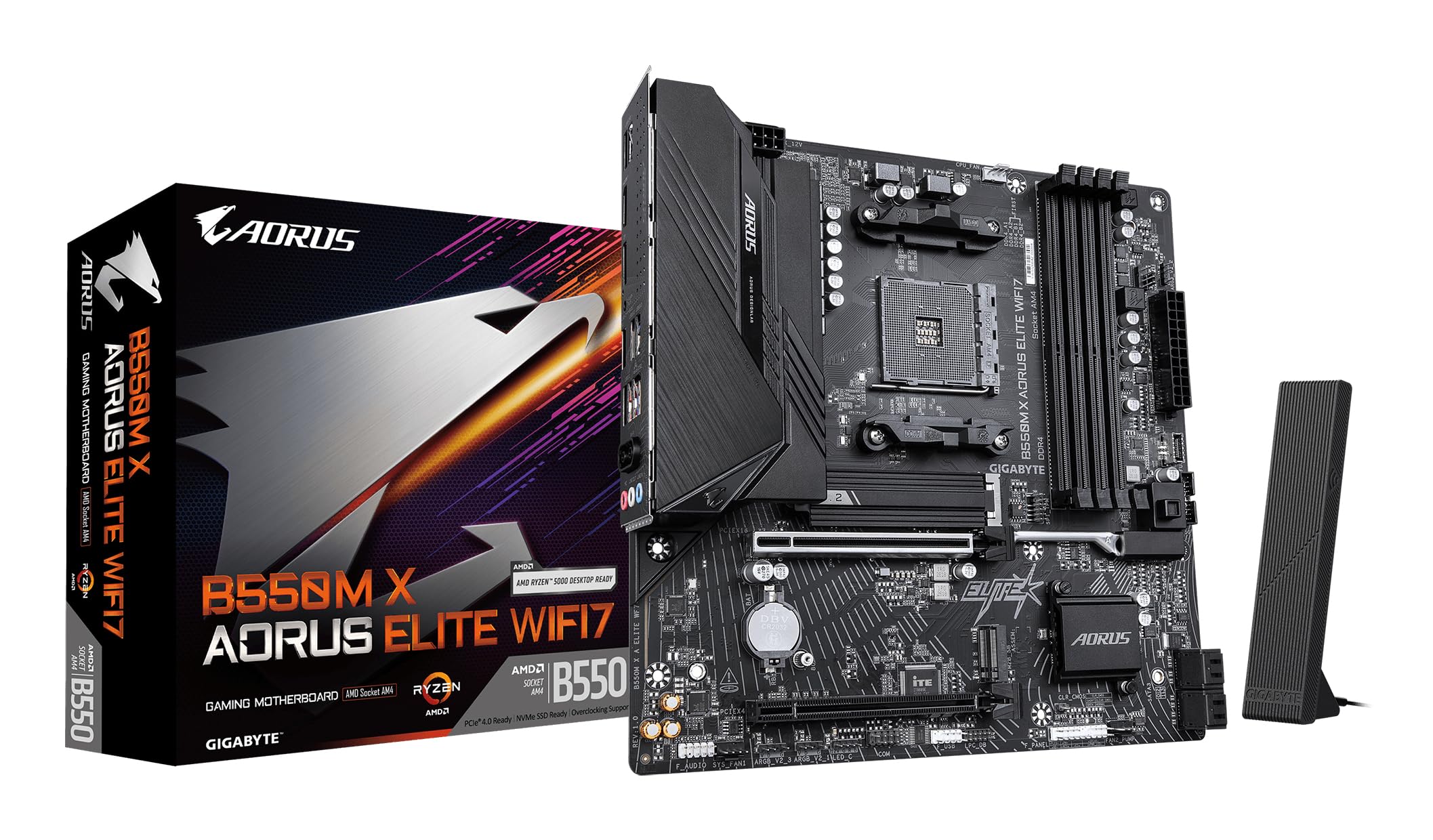 GIGABYTE B550M X AORUS Elite WIFI7 Carte Mère