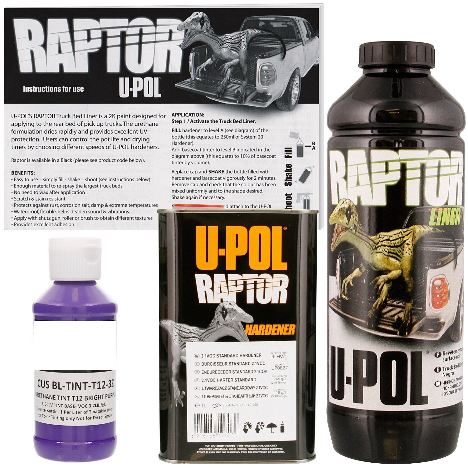 Amazon.com: U-POL Raptor Bright Purple Urethane Spray-On Truck Bed