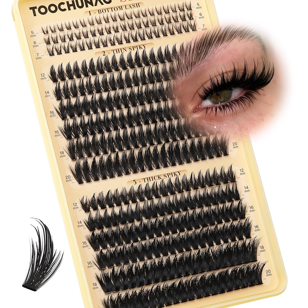 Amazon.com: Spiky Manga Lash Clusters 12-20mm Long Eyelash