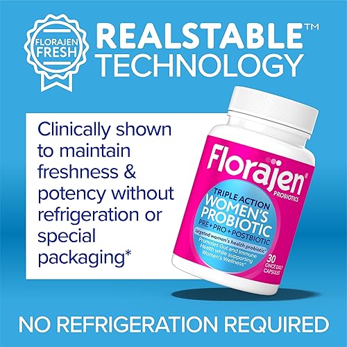 Miniatura 8 de Florajen Prebiótico completo de triple acción + probiótico + postbiótico para apoyo digestivo e inmunológico, alivio de acción rápida del