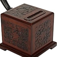 Vista 4 de Gramophone - Altavoz acústico - Amplificador no eléctrico de estilo vintage, soporte para teléfono inteligente y base con acabado negro completo