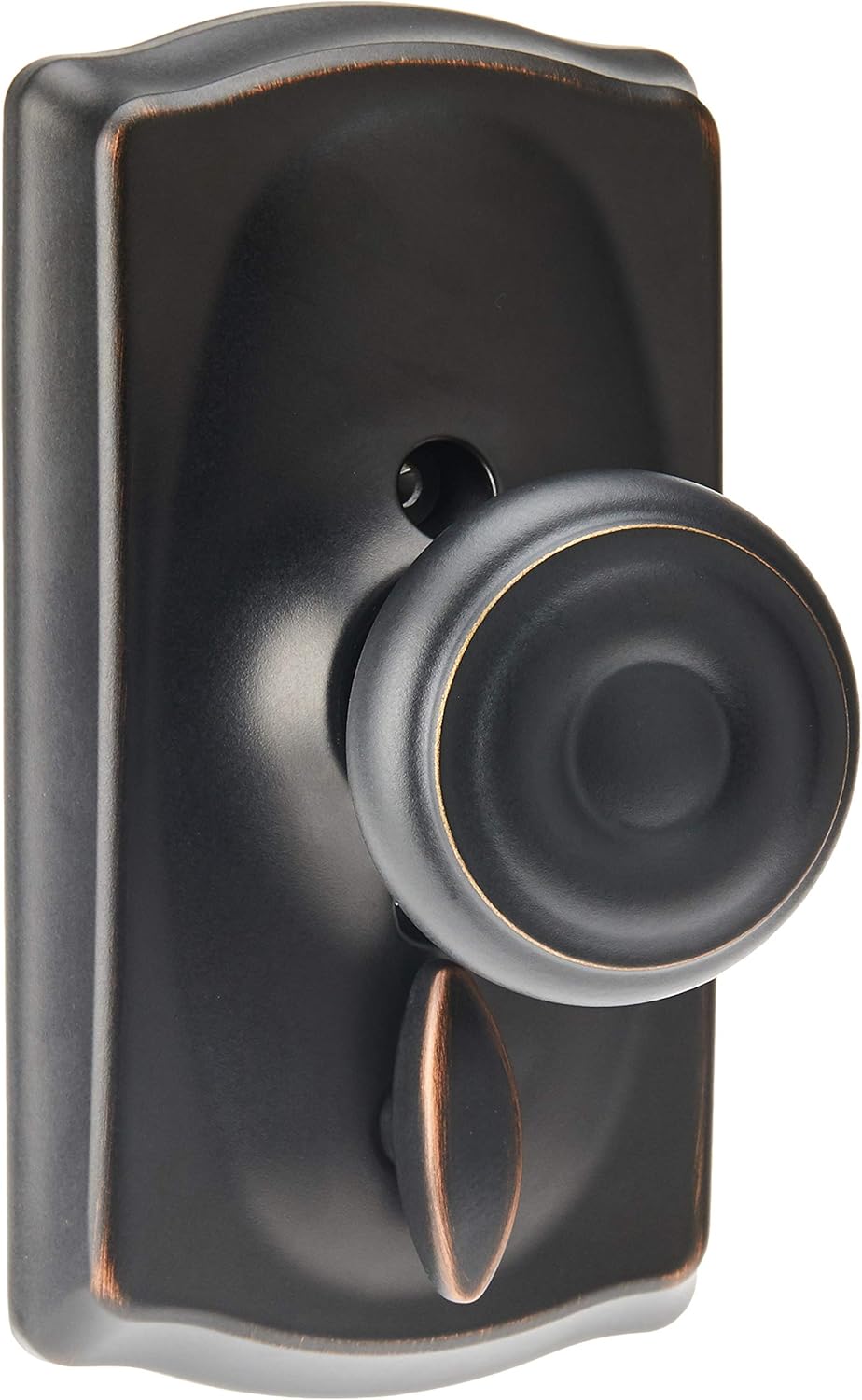 SCHLAGE FE595 CAM 716 16-211 10-063 Camelot by Georgian Keypad Knob with Flex Lock, Aged Bronze