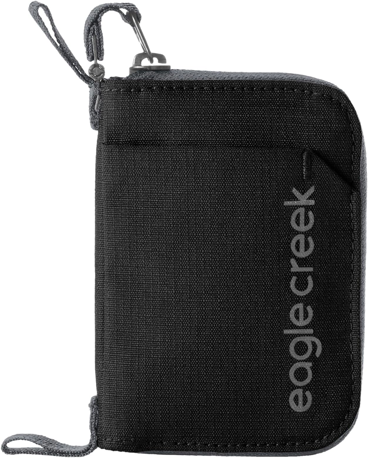eagle creek Stash 無線周波数識別財布 - RFIDブロッキング 旅行にやさしい ユニデザイン 安全でコンパクト, ブラック, Stash Rfidジップウォレット。