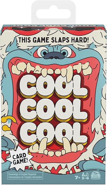 Spin Master Games, Cool Cool Cool The Card Game: A Fast-Paced Sick Card Slapping Battle, Fun Activity for Teens, Adults & Family Game Night, 2-6 Players, for Ages 7 & Up