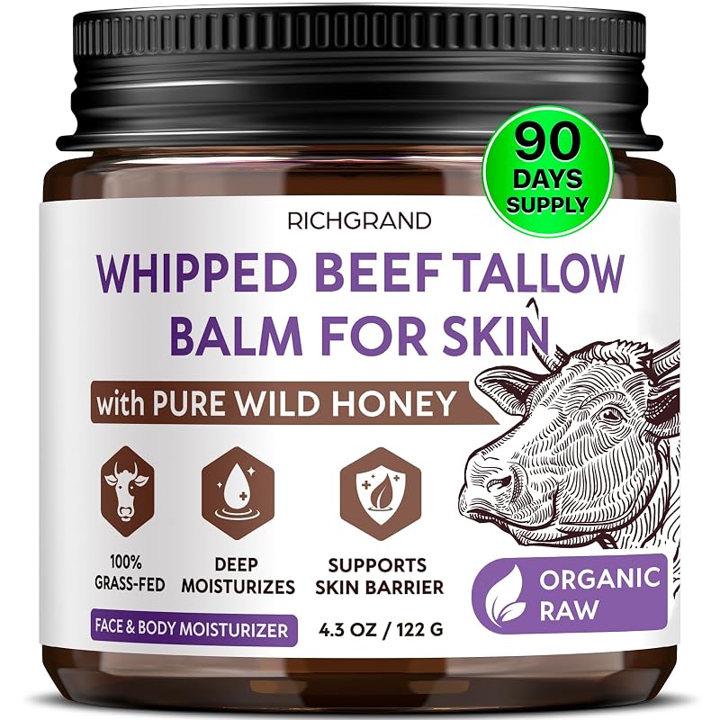 RICHGRAND Balm de Sebo Bovino Batido com Mel e Lavanda
