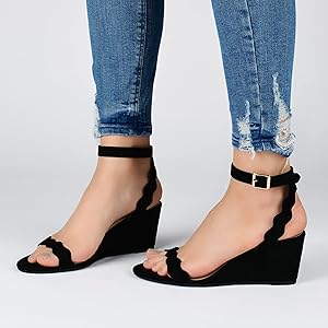 Amazon.com | Journee Collection Women's LOUCIA Sandal, Beige