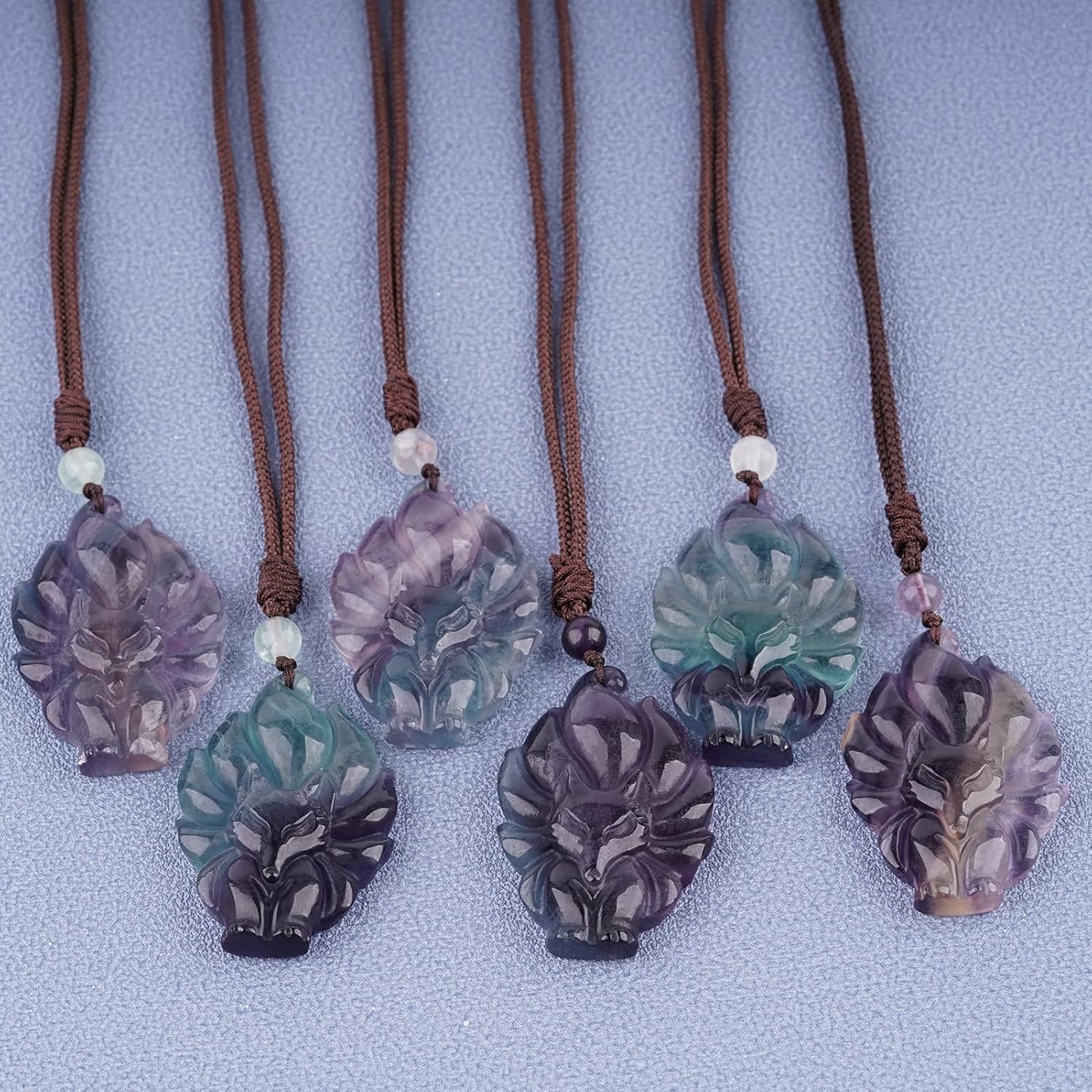 ASGIFT Black Obsidian Necklace Healing Crystal Stone Amulet Protection Pendant with Adjustable Rope Necklace Birthday Christmas Gift for Men Women - Image 4