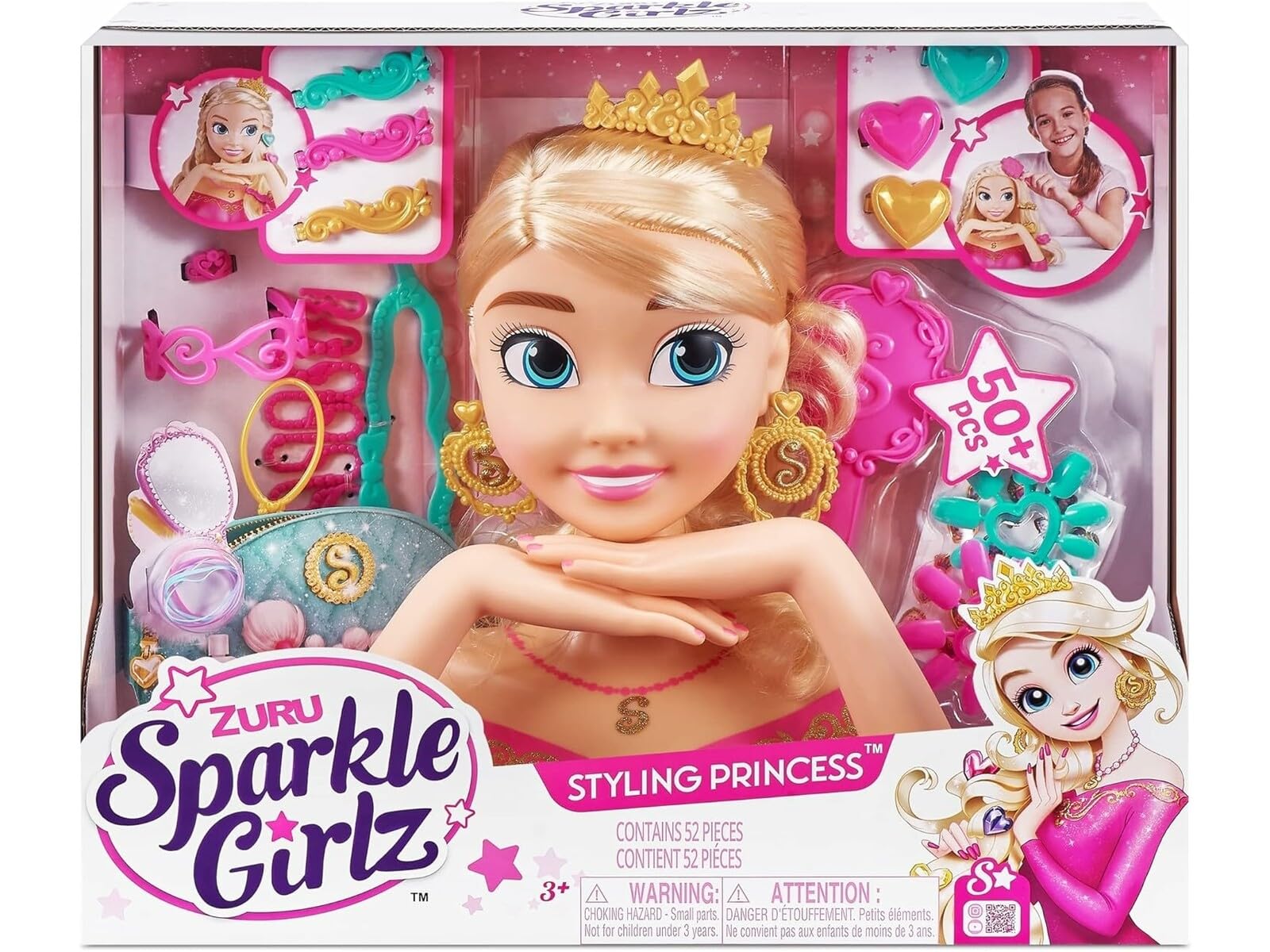 Jupesa Busto Princess Sparkle Girlz 50 pzs