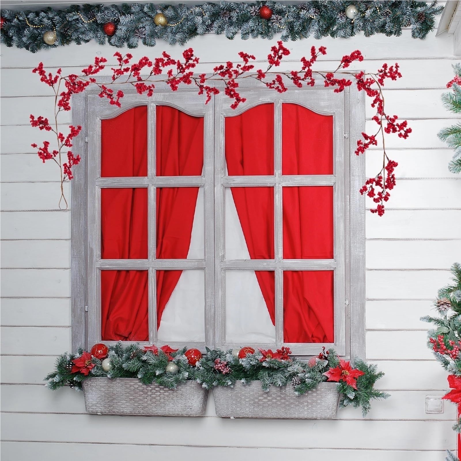 Künstliche Greenery Girlande künstliche Blumen, 2 stücke Simulierte Rattan Künstliche Reben Party Liefert Hintergrund Wand Dekor Garland for Dekoration