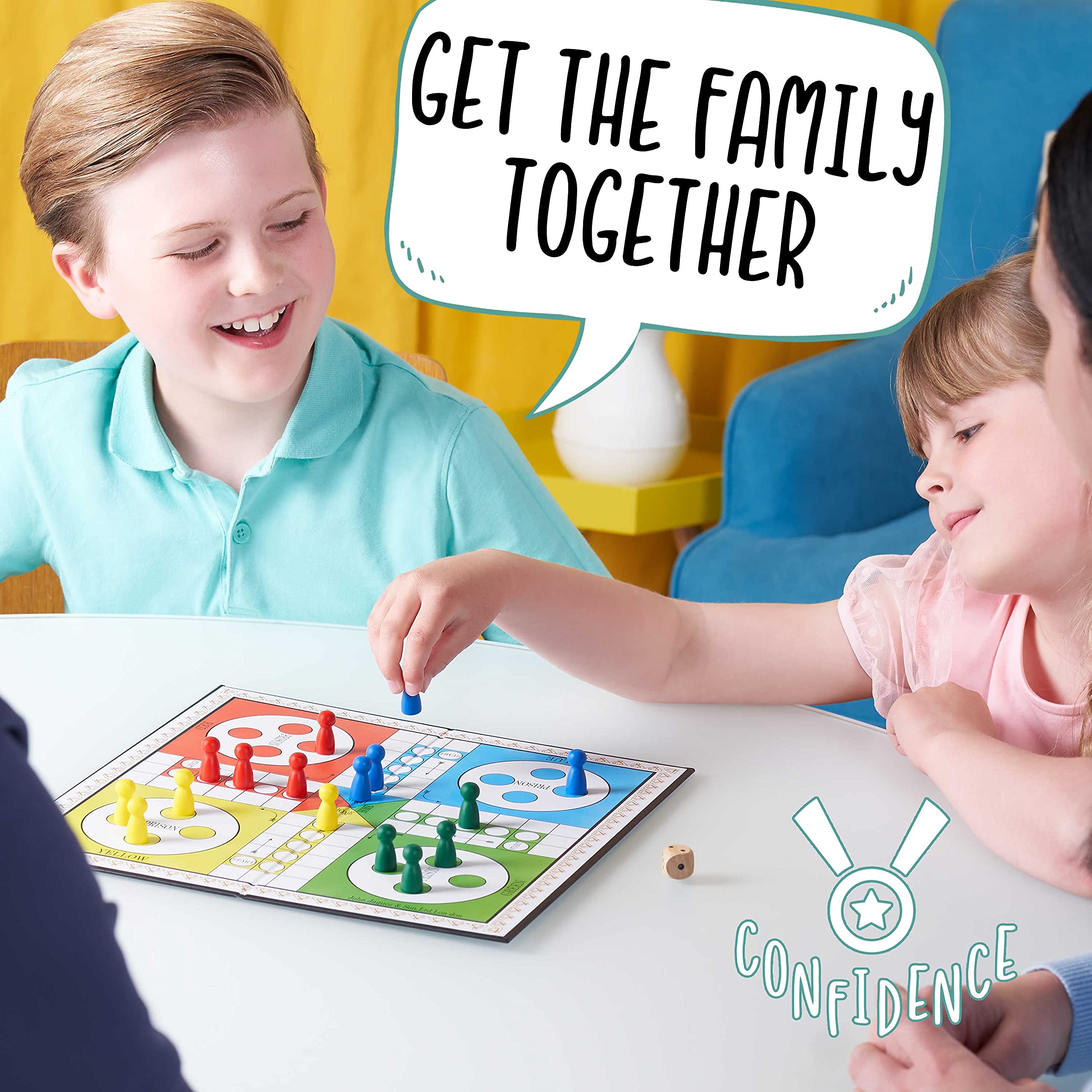 Jaques of London Ludo Game Board Family Board Games for Kids