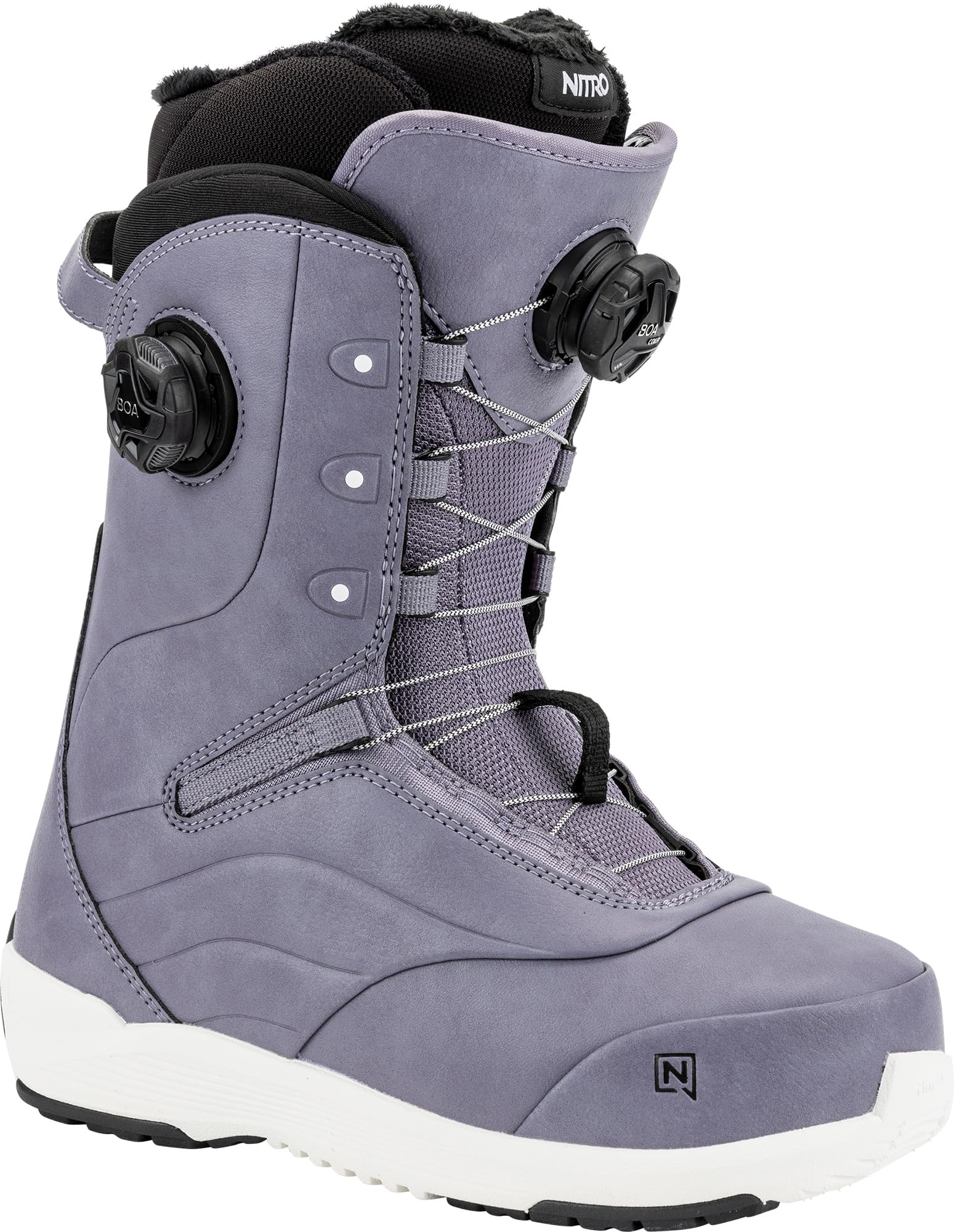 Nitro Damska łódź snowboardowa Crown BOA, LILAC, 25,5