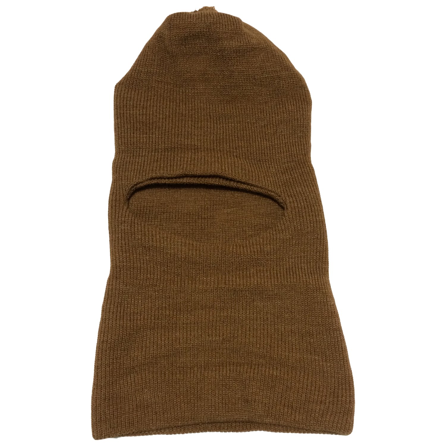 Men & Women Winter Warm Acro Wool Blend Knit Solid Balaclava Cap with neck cover for cold weather, super warm cozy, windproof (Rust Color)-image-39