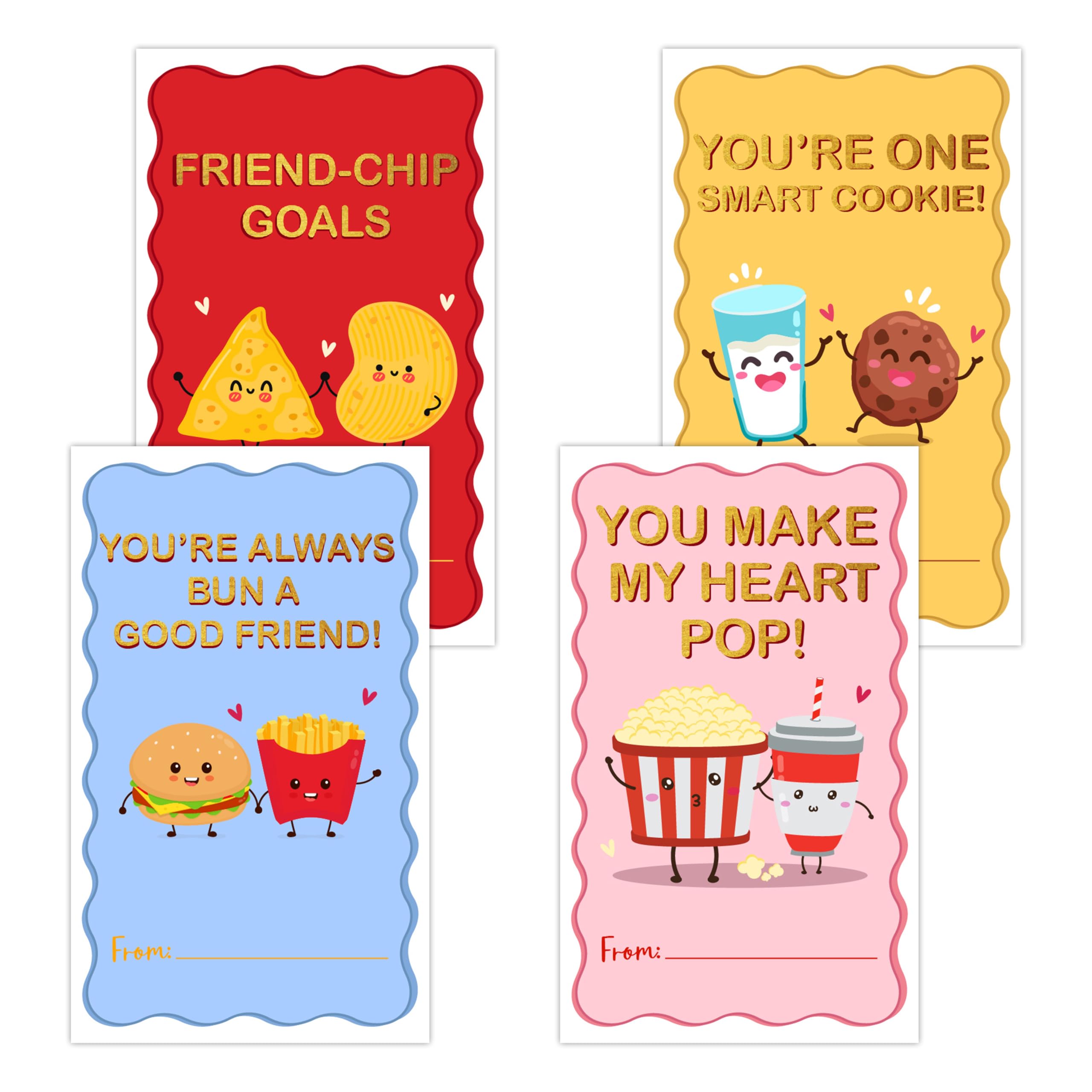 Photo 1 of 40Pcs Valentine's Day Donut Stickers - 2.1" x 3.5" Square Label Sticker with 4 Styles for Kids & Adults - Valentine's Day Gift Box Wrap,Homemade Cookies, Snack,Letter Envelope Tag Stickers - A01