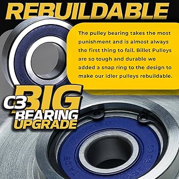 Amazon.com: 781385 2-Pack BIGBearing Rebuildable Solid Steel