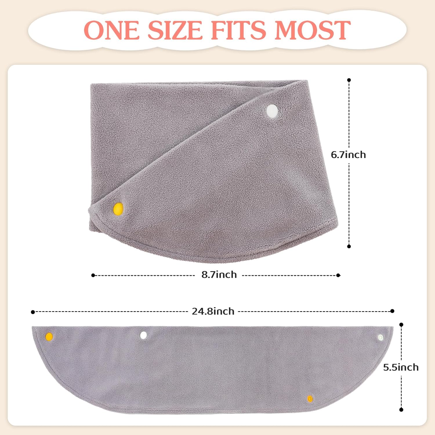 Toddler Girls Soft Neck Warmer Baby Boys Winter Scarf Kids Warm Round Scarves - Image 5