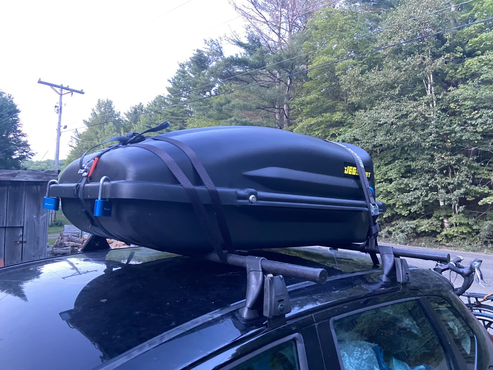 50/mo Finance JEGS Rooftop Cargo Carrier for Car Storage Large