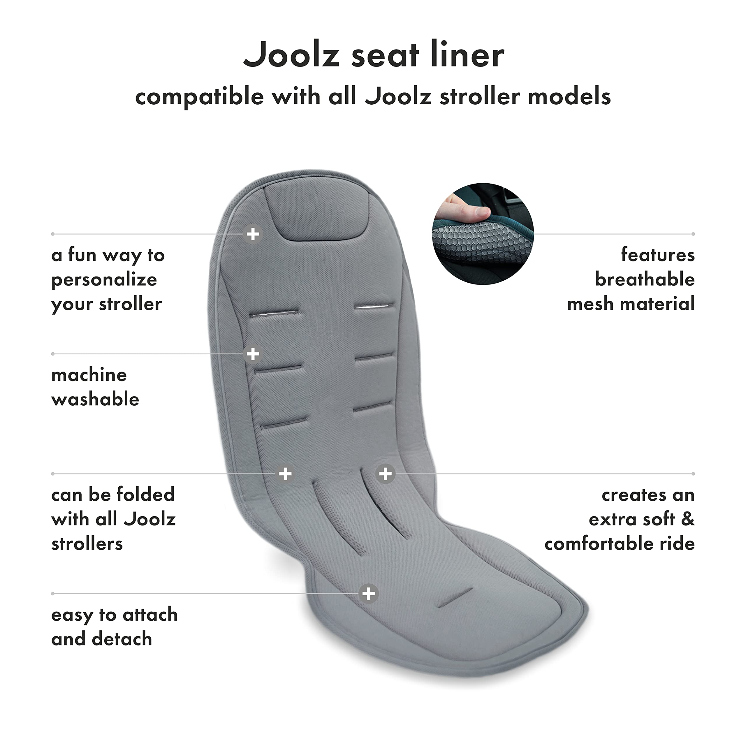 Joolz Fodera per sedile | Grigio