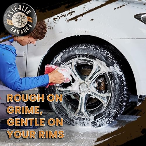Miniatura 4 de STEALTH GARAGE Brake Bomber - Limpiador en aerosol para ruedas de automóvil, removedor de polvo de frenos no ácido, limpiador de ruedas y removedor