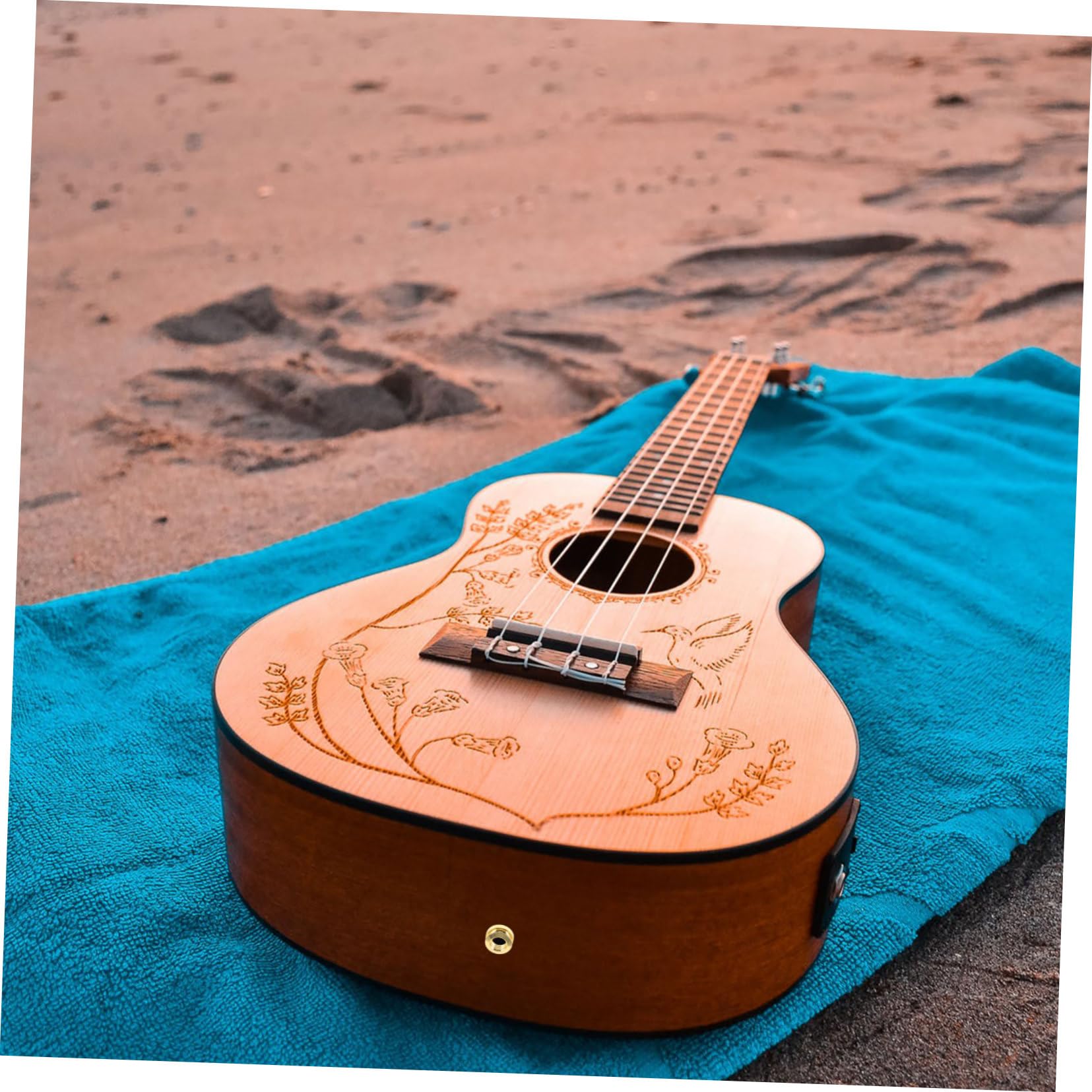 Levemolo 5pcs Acoustic Guitar Strap Button Endpin Jack Button Guitar Strap Lock