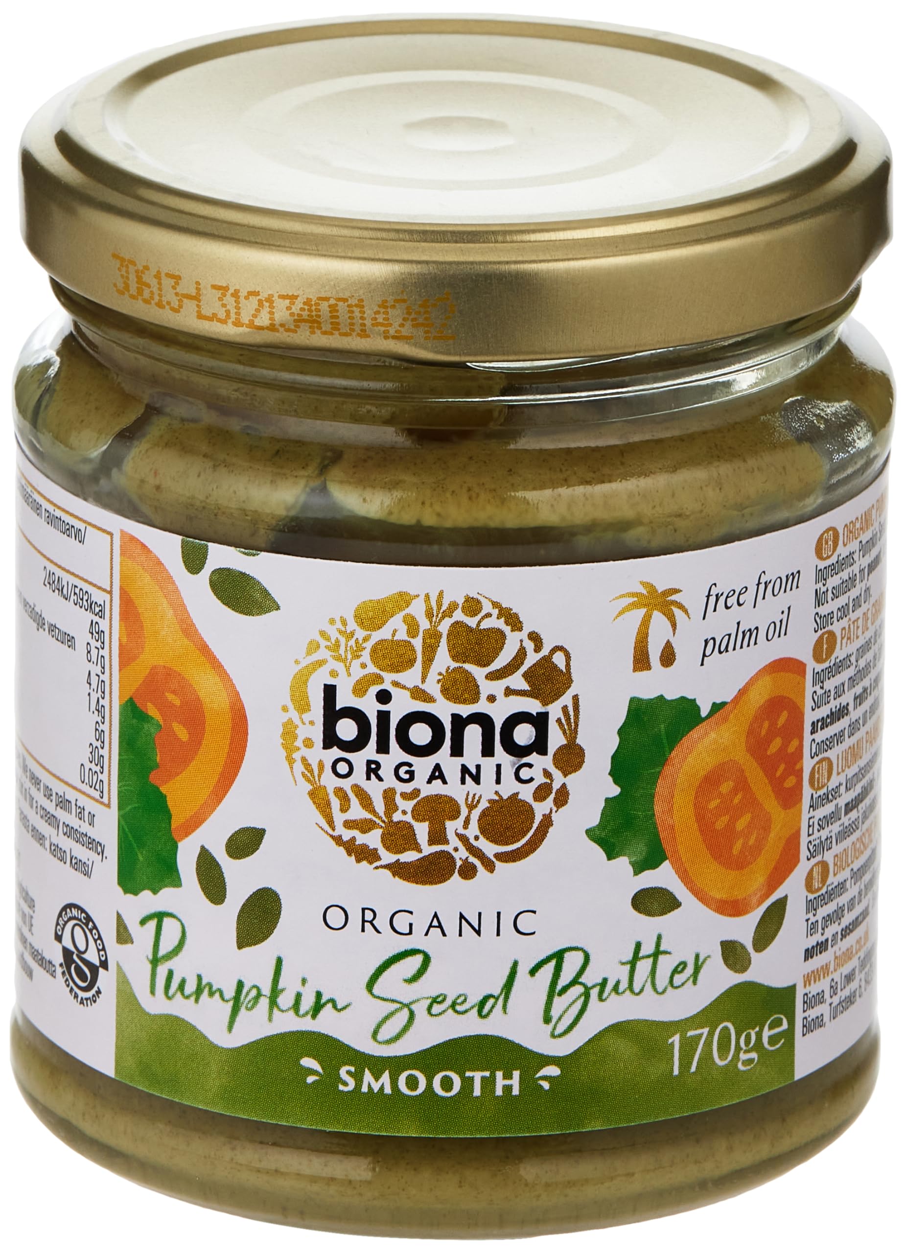 Biona Pumpkin Seed Butter Organic 170 G