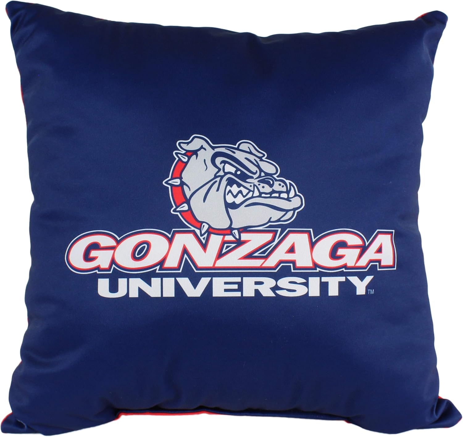 College Covers Everything Comfy Gonzaga Bulldogs 16" Decorative Pillow Reversible 2 Unique Sides