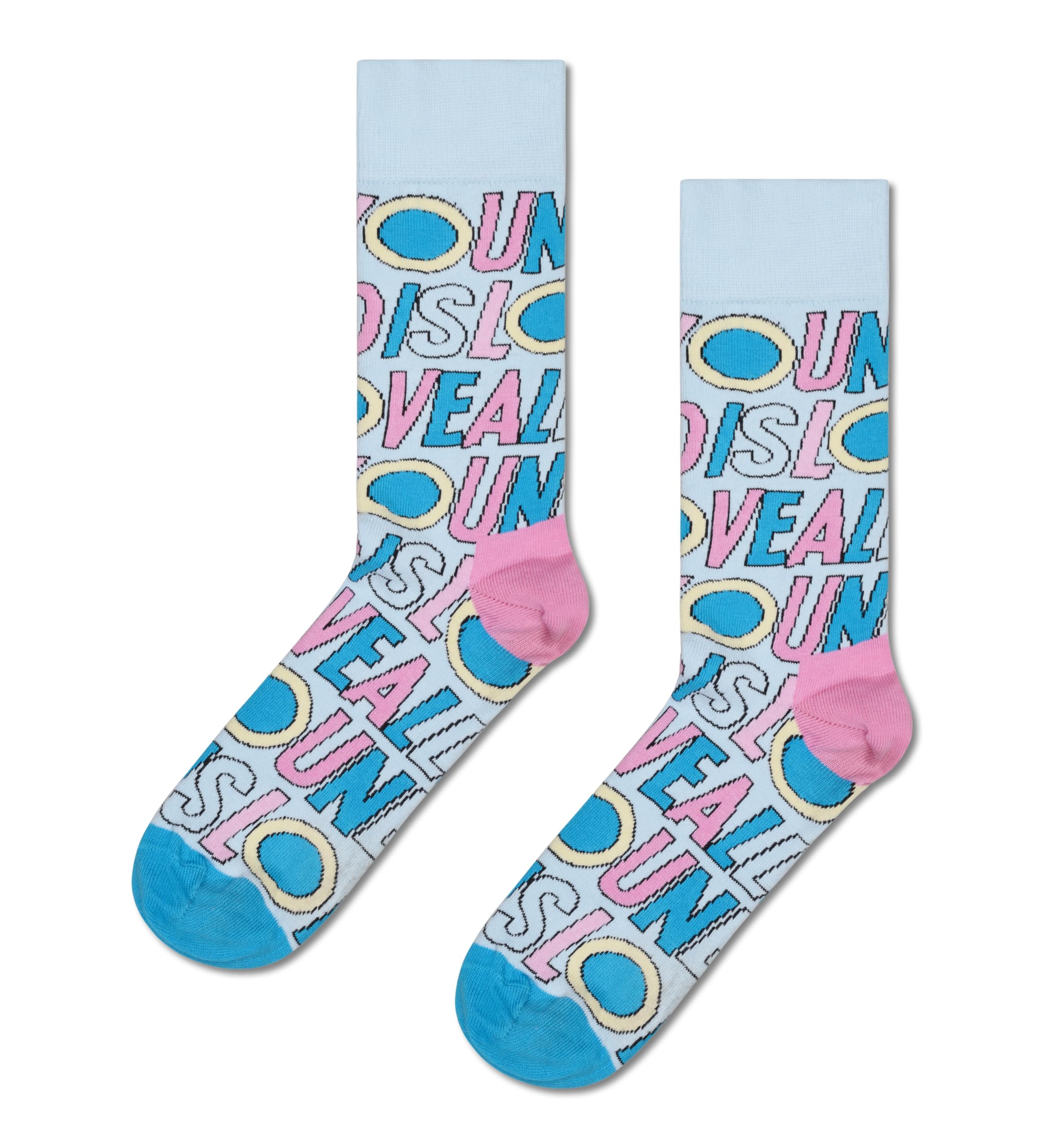 Happy Socks Calzini The Beatles 6-Pack Gift Set Cotone Unisex Nero 41-46