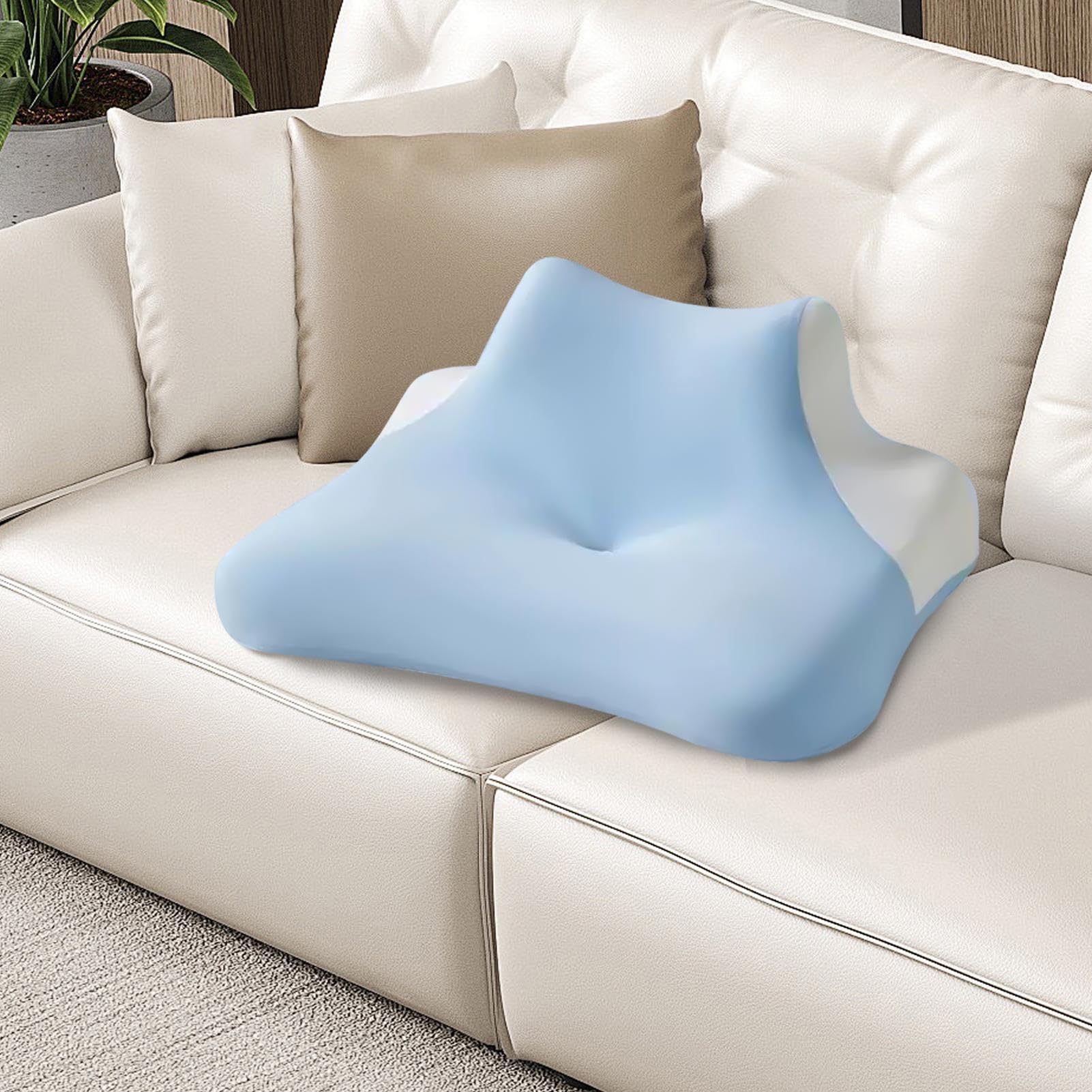 Almohada para dormir, almohadilla suave y cómoda, almohada para la cabeza del hogar, para embarazo, relajación, recuperación, bienestar, comodidad diaria en el dormitorio