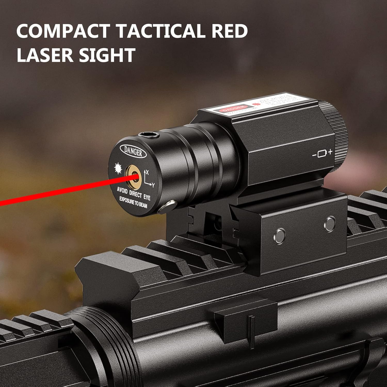 EZshoot Compact Tactical Red Laser Sights with Picatinny Rail Mount for Pistol Handgun Gun Rifle-Easy Dual-Purpose : Sports & Outdoors