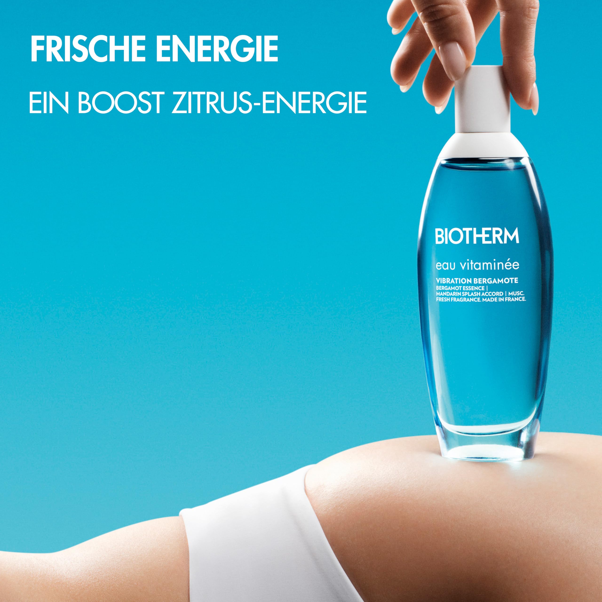 Biotherm Eau Vitaminée Vibration Bergamote Eau de Toilette, erfrischender Zitrus Body Mist mit Bergamotte, Mandarine und Ingwer, leichter Damenduft