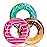 JOYIN Donut Pool Float with Glitters 32.5 (3 Pack), Funny Tube Toys for Swimming Pool Party and Donut Party Supplies