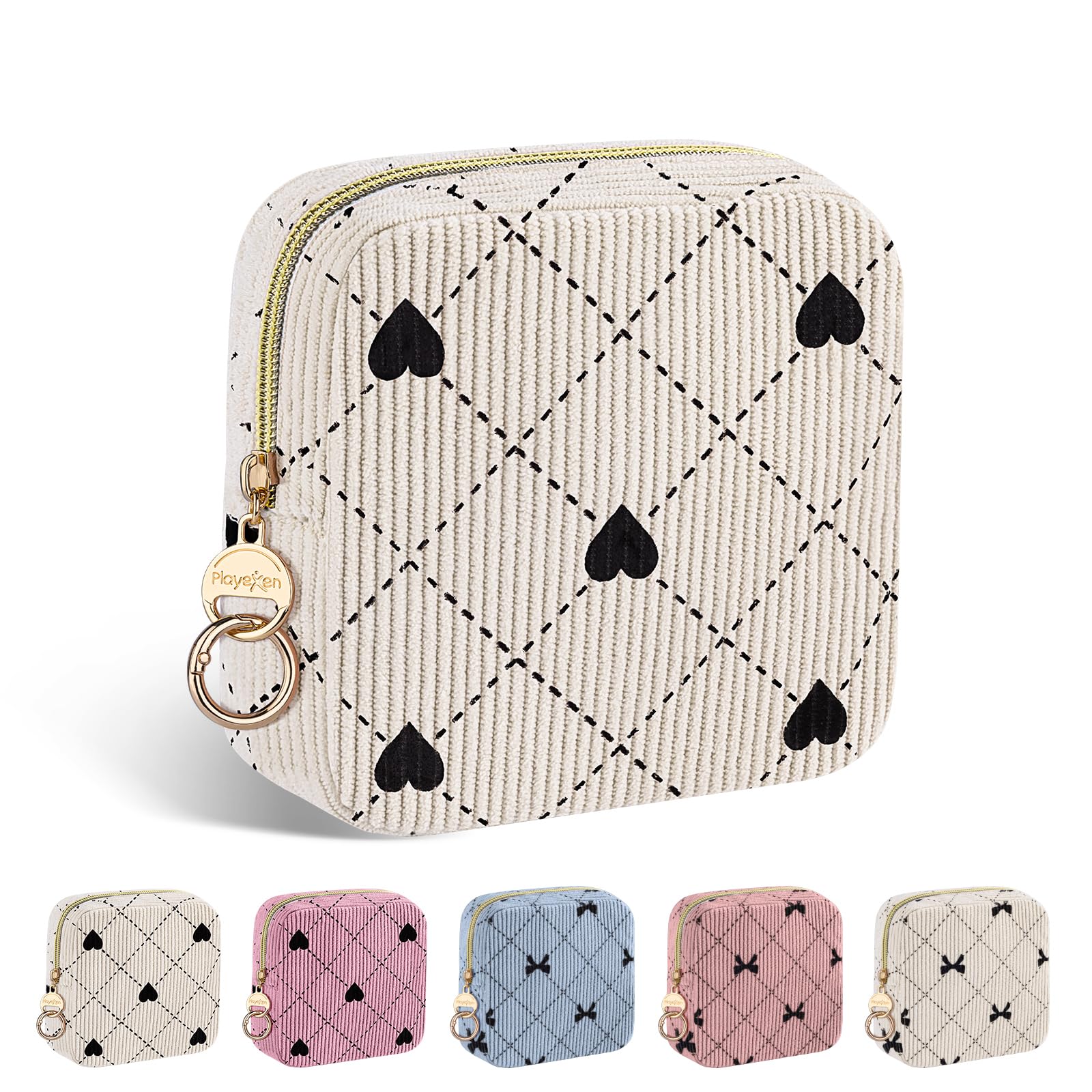 2 Piezas Neceser Compresas Pequeño Bolso de Almacenamiento Neceser para Compresas Algodon Tampones Bolsa Menstrual con Cremallera de Servilletas Sanitarias Bolsas Regalo para Adolescentes Niñas Mujer — view 32