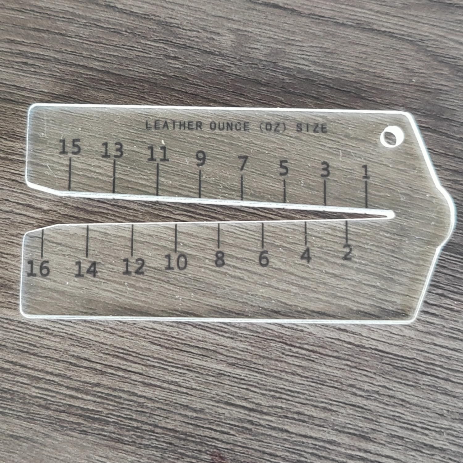 Amazon.com: Kingria Acrylic Leather Thickness Gauge Tool Transparency 1 ...