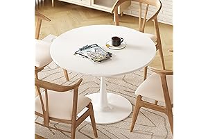 DKLGG Circular Dining Table Set For 4