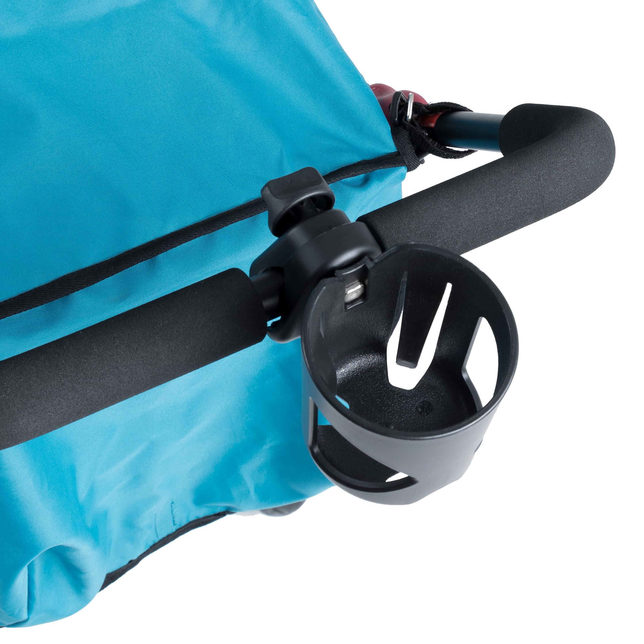 GAGGLE - Compass | Poussette triple turquoise | Poussette 3 places, pliable, facile à ranger - de 6 mois à 4 ans - Harnais 5 points ajustable | Sièges ajustables | Pare-soleil