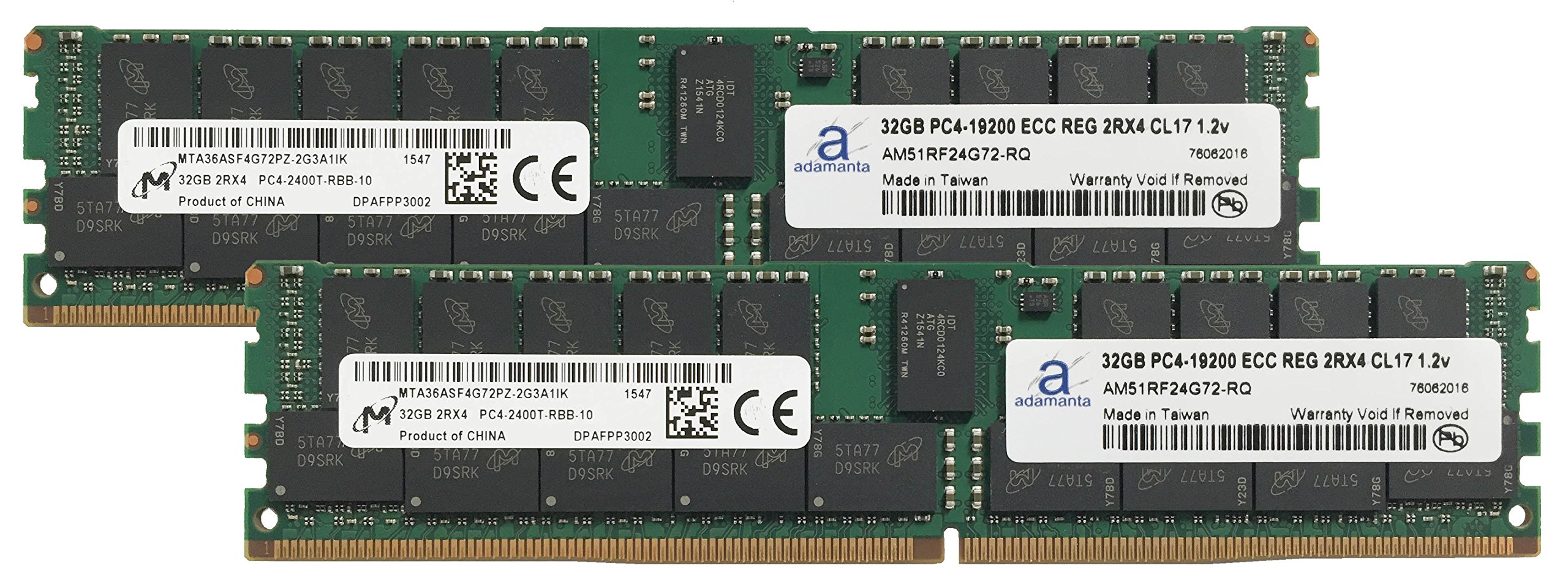 Amazon | Micron元64 GB ( 2 x 32gb )サーバーメモリアップグレードfor