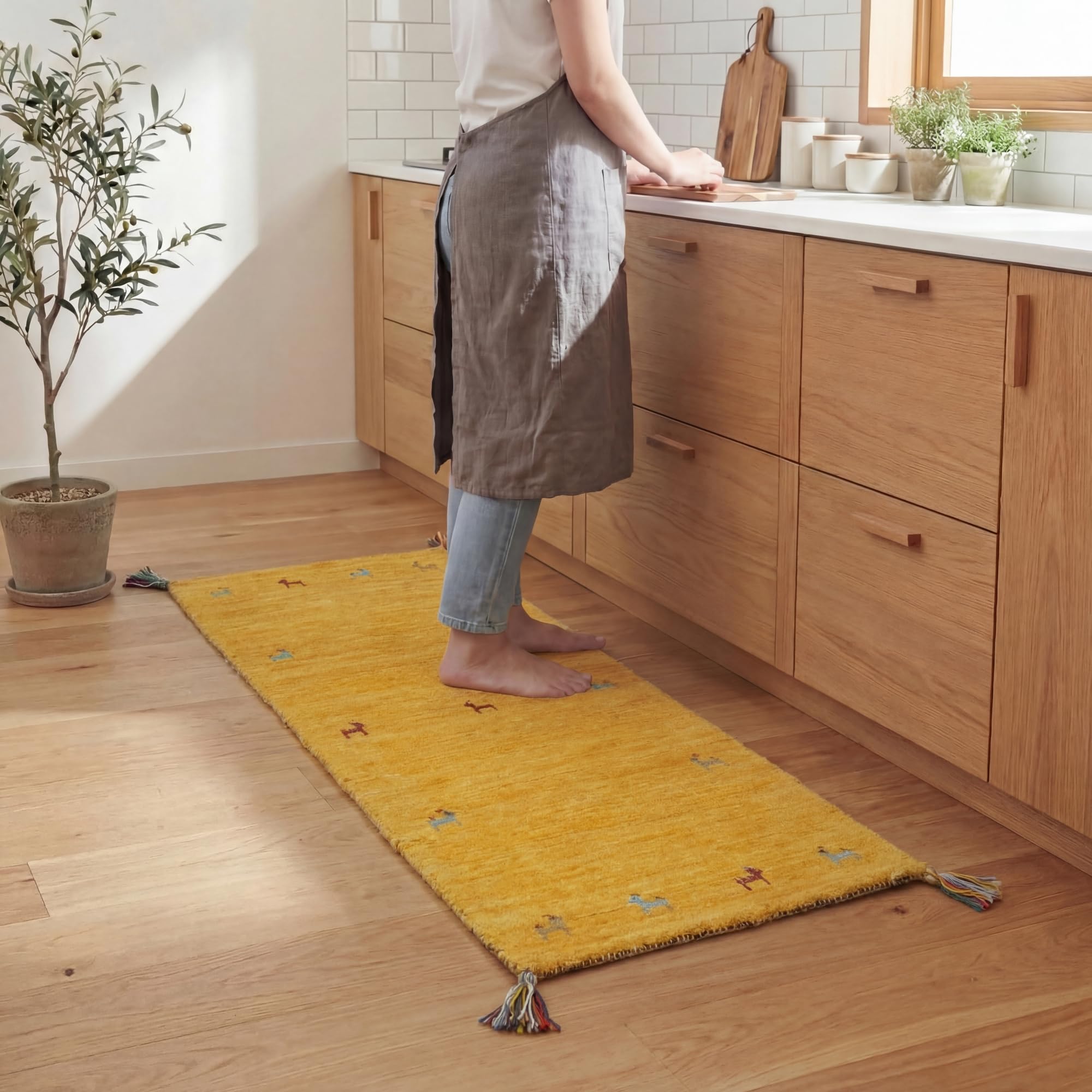 Amazon | RUGS-FACTORY キッチンマット 玄関マット 室内 おしゃれ