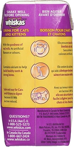 Miniatura 2 de WHISKAS CATMILK PLUS Bebida para gatos y gatitos 24 unidades, 6.75 onzas