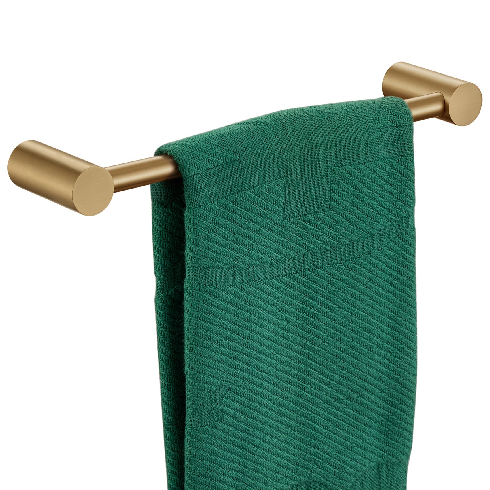 KOKOSIRI Towel Holder for Bathroom Wall 16-Inch Hand Towel Bar Hangers Bathroom Accessory Wall Mounted Champagne Bronze Stainless Steel, B4007CPG-L16