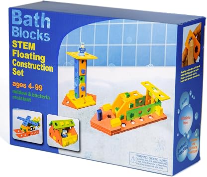 BathBlocks STEM Floating Construction Set Bath Construction Toys Bath Building Toys Bath Building Toys Bath Building Sets in Science Museums and Childrens Museums nationwide