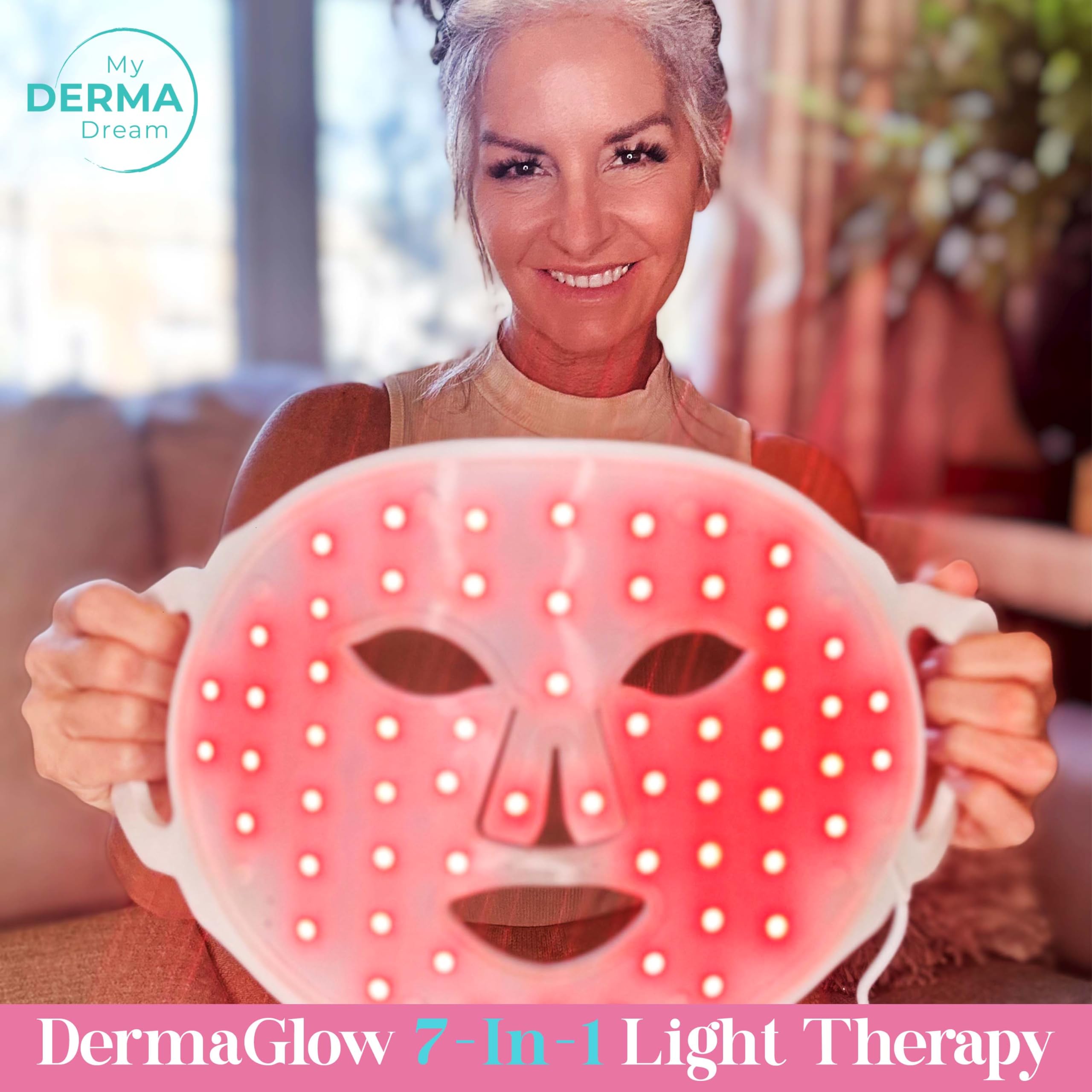 My Derma Dream DermaGlow 7-in-1 LED Mask from MDD : Amazon.ca
