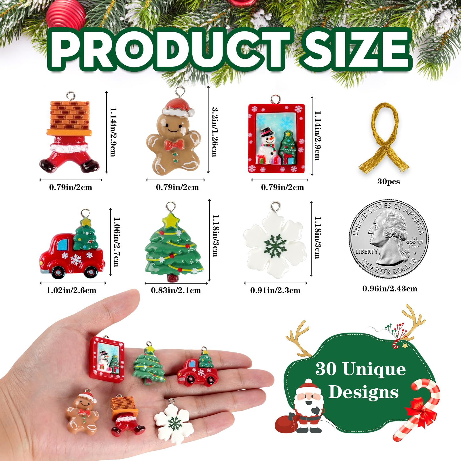 Amazon.co.jp: kockuu ミニクリスマスオーナメント ツリー