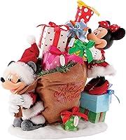 Vista 2 de Department 56 Possible Dreams Disney Minnie and Mickey Mouse - Figura de Nochebuena, 9.5 pulgadas, multicolor