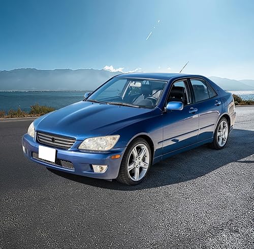 Miniatura 3 de Rejilla compatible con Lexus IS300 IS200 Jce2010 2001-2005, estilo Altezza ABS plástico negro parachoques delantero parrilla parrilla malla por IKON