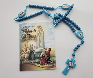 Novena A La Virgen De Fatima Con Rosario De Madera Set