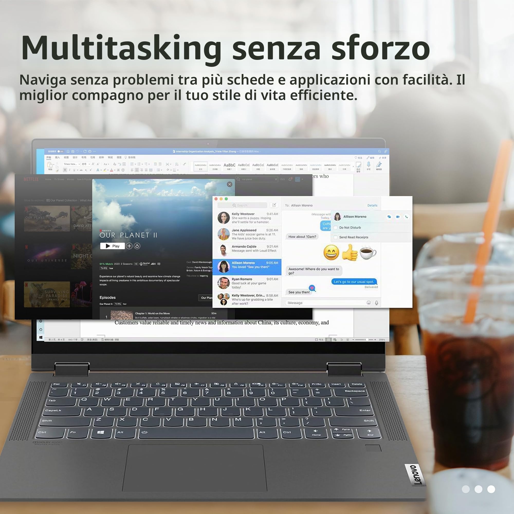 Lenovo IdeaPad Flex 5 - Computer portatile touchscreen FHD da 15,6", Intel Core i5 1135G7, 8 GB di RAM, SSD da 256 GB, Intel Iris Xe, tastiera retroilluminata, lettore di impronte digitali, webcam HD,